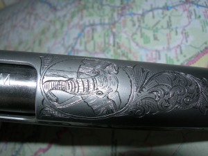 Engraved Smith and Wesson 1911