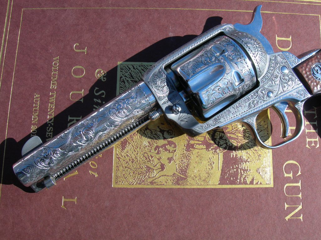 Engraved Ruger Vaquero