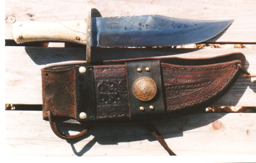Buffalo Scale Bowie Knife