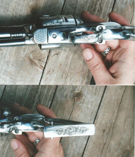 Ruger Vaquero 3/4 Engraved with American Scroll