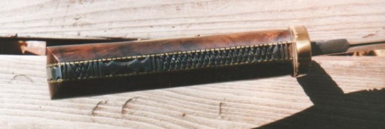 Walnut  Bowie Knife