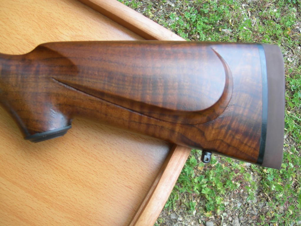 Custom .257 Roberts rifle AA claro & Pachmar pad