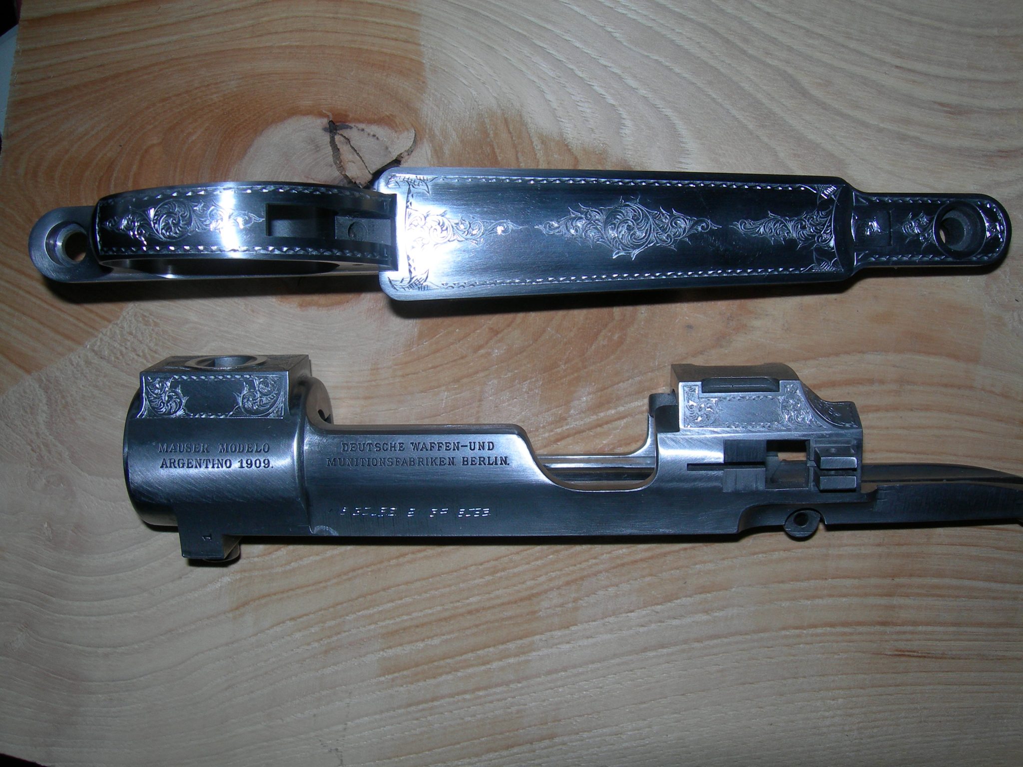 DMW Mauser Gouse Freelance Firearms Engraving Gun Engraver Pistol Shotgun Rifle